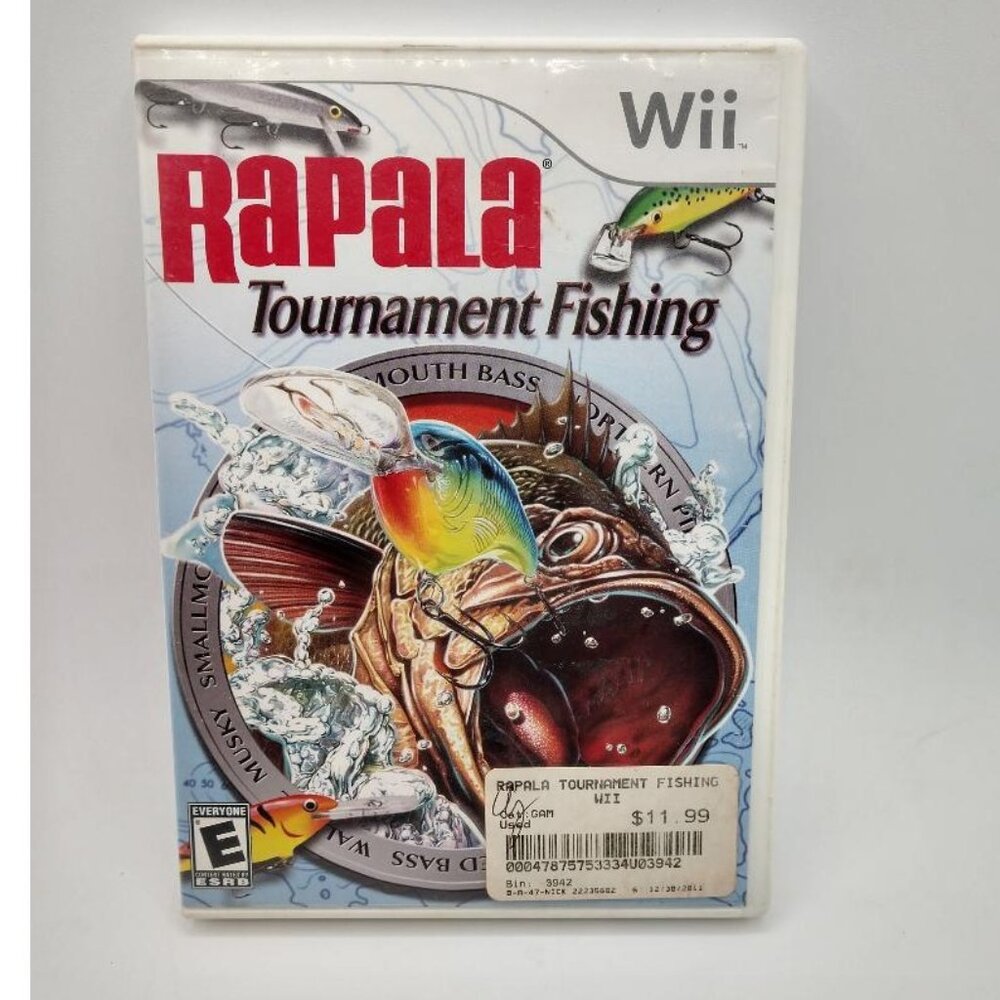 Rapala Tournament Fishing Video Game For Nintendo Wii